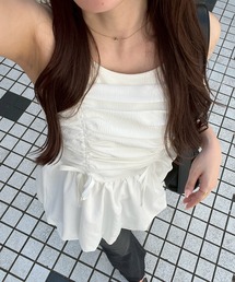 continuer de NICE CLAUP | 【今期のトレンドアイテム】バルーンチュニック(シャツ/ブラウス)