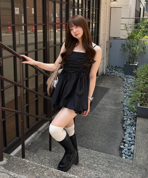 continuer de NICE CLAUP（コンティニューデナイスクラップ）の「【新色追加！】【今期のトレンドアイテム】バルーンチュニック（シャツ/ブラウス・レディース・ブラック/ピンク/その他1/オフホワイト/ブラック系その他/ボルドー・FREE）」の20枚目の写真