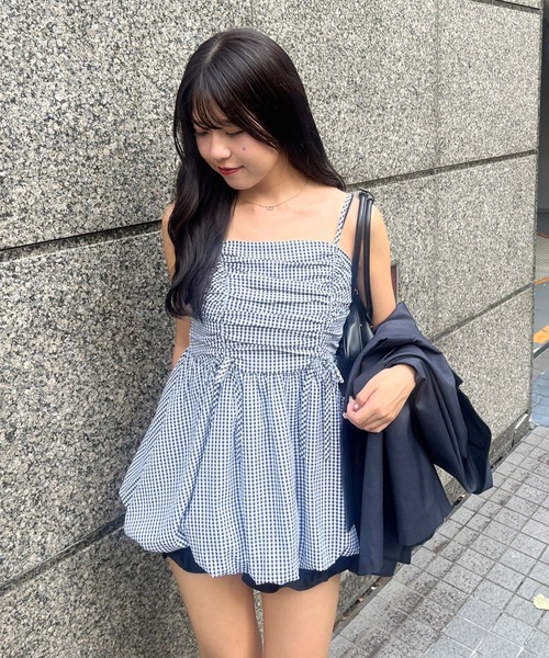 continuer de NICE CLAUP（コンティニューデナイスクラップ）の「【新色追加！】【今期のトレンドアイテム】バルーンチュニック（シャツ/ブラウス・レディース・ブラック/ピンク/その他1/オフホワイト/ブラック系その他/ボルドー・FREE）」の10枚目の写真