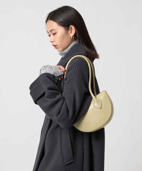 EMMEL REFINES（エメルリファインズ）の「＜EMMEL REFINES＞EM ハーフムーン フラップ ショルダーバッグ（ショルダーバッグ・レディース・ブラック/ブラウン/ライム/レッド・FREE）」の5枚目の写真