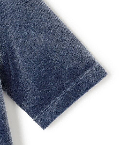 UNFILO（アンフィーロ）の「ストレッチ ベロアTシャツ（Tシャツ/カットソー・レディース・アイボリー系/ダルブルー系/ダークブラウン系・X-LARGE）」の10枚目の写真