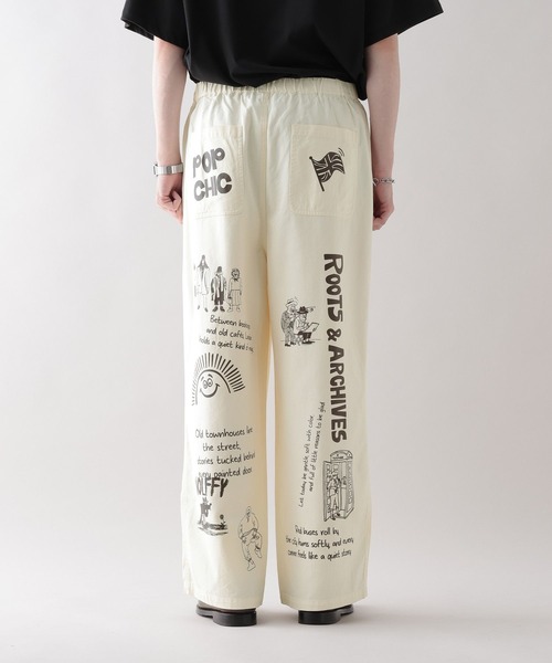 (Ryu Ambe)MOTIF PATTERNパンツ RODEO CROWNS WIDE BOWL | (Ryu Ambe)MOTIF PATTERNパンツ