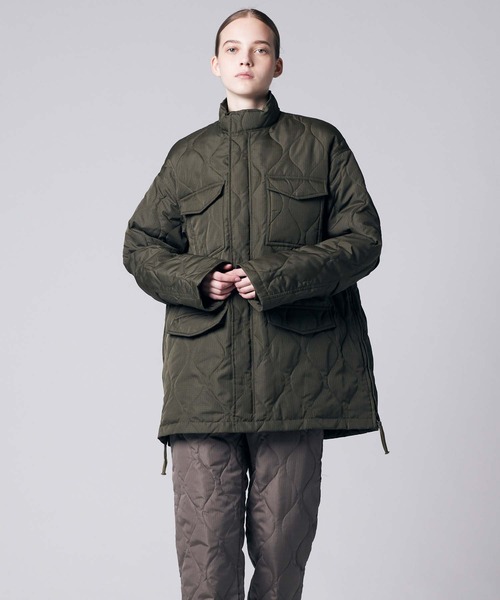 TAION アウター(メンズ) ミリタリー M65タイプ ダウンジャケット  M  D.OLIVE TAION(タイオン)】〈ユニセックス〉ミリタリー M65 ダウンジャケット