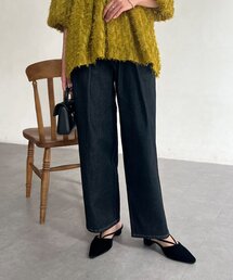 Chez toi | タックデニム(デニムパンツ)