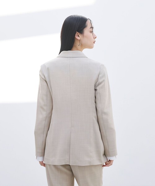 BIANCA(ビアンカ)の「【マルチシーン】洗えるエフォートレスジャケット(テーラードジャケット・レディース・ベージュ/ネイビー・40/38)」の14枚目の写真