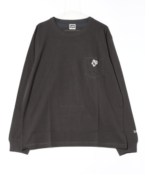 Lee（リー）の「Lee/リー ワッペンポケット ロングスリーブTシャツ/長袖Tシャツ/ワンポイント長袖（Tシャツ/カットソー・メンズ・チャコール/ホワイト/グリーン・LARGE/SMALL/MEDIUM/X-LARGE）」の19枚目の写真