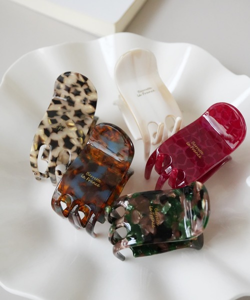 Port(ポート)の「【 Port / ポート 】 カーブ ミニ ヘアクリップ #(バレッタ/ヘアクリップ・レディース・レッド/ホワイト/マルチ/ベージュ/ブラウン/ワインレッド/クリアブラウン/グリーン系その他/ブラック/ブラウン系その他・FREE)」の9枚目の写真