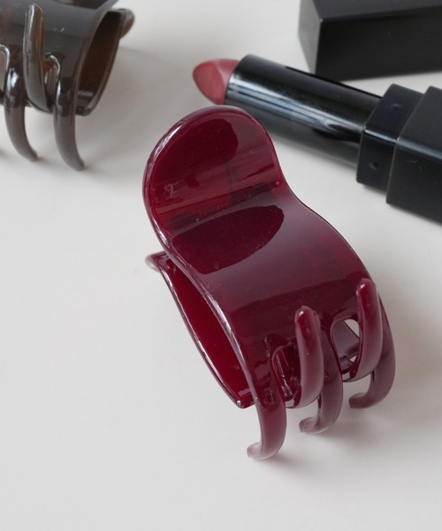 Port(ポート)の「【 Port / ポート 】 カーブ ミニ ヘアクリップ #(バレッタ/ヘアクリップ・レディース・レッド/ホワイト/マルチ/ベージュ/ブラウン/ワインレッド/クリアブラウン/グリーン系その他/ブラック/ブラウン系その他・FREE)」の1枚目の写真