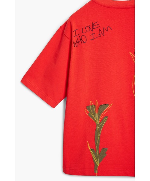 Desigual（デシグアル）の「花柄の半袖Tシャツ（Tシャツ/カットソー・メンズ・レッド・S/L/XL/M）」の4枚目の写真