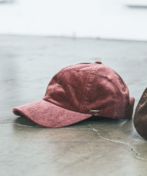 LAKOLE（ラコレ）の「ベロアキャップ / 499921（キャップ・レディース・ネイビー/ピンク/ブラウン系その他・FREE）」の2枚目の写真