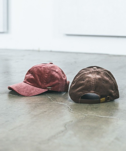 LAKOLE（ラコレ）の「ベロアキャップ / 499921（キャップ・レディース・ネイビー/ピンク/ブラウン系その他・FREE）」の4枚目の写真