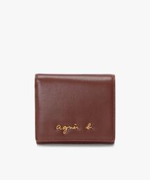 お値下げ中❗【新品】agni's b. 二つ折り財布 ベージュ ☆ アニエスベー】大人気！がま口付き 二つ折り財布 ☆4色 (Agnes