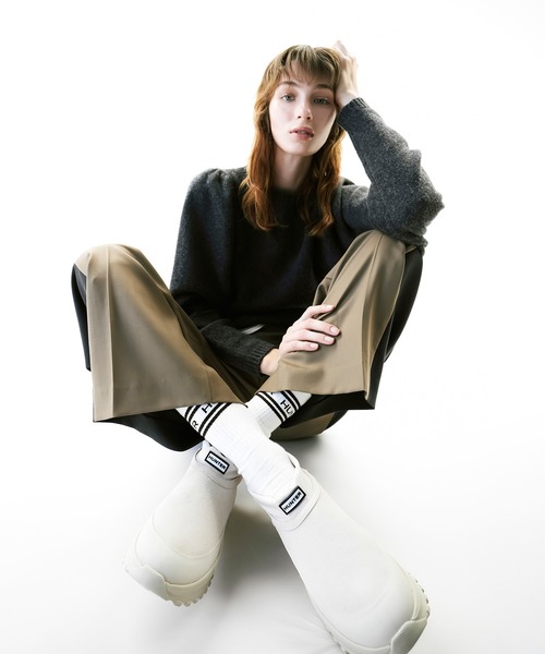 HUNTER for ADAM ET ROPE'】別注 HUNTER BRANDED CREW 2PACK SOCKS