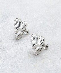 OPAQUE.CLIP | ニュアンスハートメタルイヤリング(イヤリング)