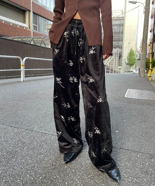 即日発送】Needles ベロア ジャケット パンツ ブラック セットアップ