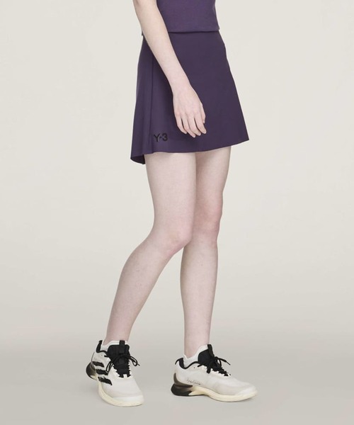Y-3(ワイスリー)の「Y-3 MATCH SKIRT(スカート・レディース・プラム・MEDIUM/SMALL)」の1枚目の写真