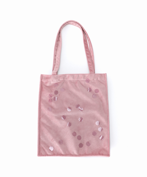 EDIT. FOR LULU(エディットフォールル)の「ベロアスパンコールトートバッグ(トートバッグ・レディース・ピンク系その他/ホワイト系その他・FREE)」の1枚目の写真