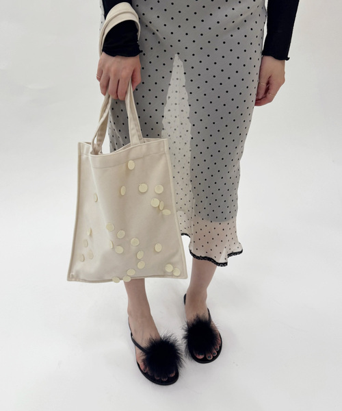 EDIT. FOR LULU(エディットフォールル)の「ベロアスパンコールトートバッグ(トートバッグ・レディース・ピンク系その他/ホワイト系その他・FREE)」の11枚目の写真