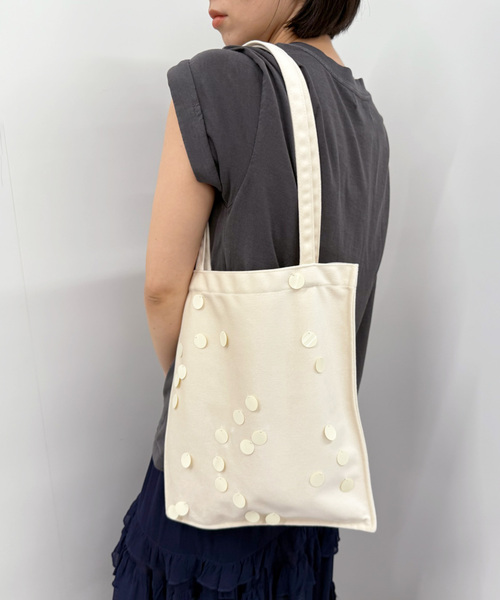 EDIT. FOR LULU(エディットフォールル)の「ベロアスパンコールトートバッグ(トートバッグ・レディース・ピンク系その他/ホワイト系その他・FREE)」の12枚目の写真