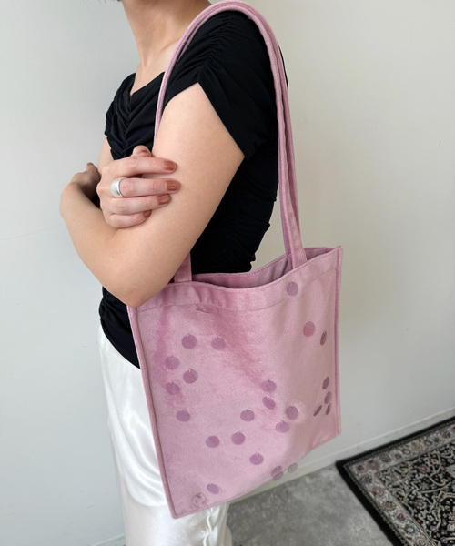 EDIT. FOR LULU(エディットフォールル)の「ベロアスパンコールトートバッグ(トートバッグ・レディース・ピンク系その他/ホワイト系その他・FREE)」の15枚目の写真