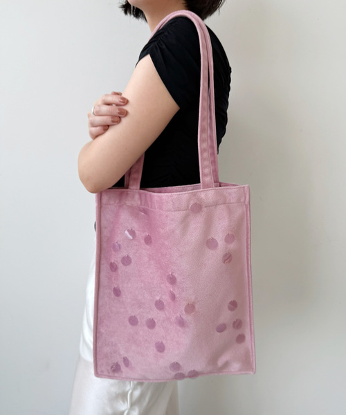 EDIT. FOR LULU(エディットフォールル)の「ベロアスパンコールトートバッグ(トートバッグ・レディース・ピンク系その他/ホワイト系その他・FREE)」の16枚目の写真