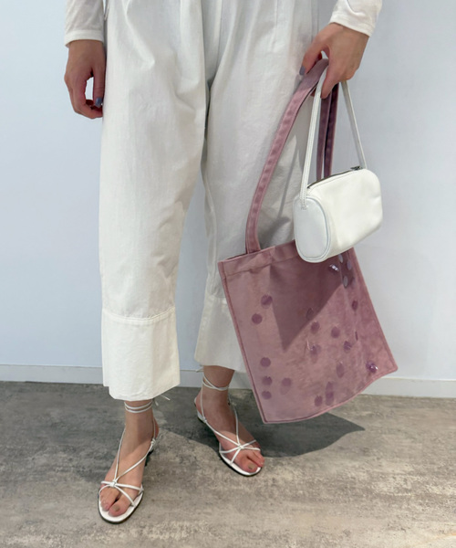 EDIT. FOR LULU(エディットフォールル)の「ベロアスパンコールトートバッグ(トートバッグ・レディース・ピンク系その他/ホワイト系その他・FREE)」の18枚目の写真