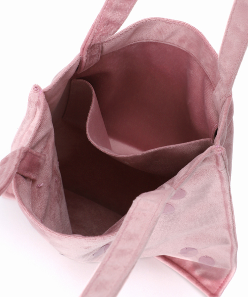 EDIT. FOR LULU(エディットフォールル)の「ベロアスパンコールトートバッグ(トートバッグ・レディース・ピンク系その他/ホワイト系その他・FREE)」の3枚目の写真