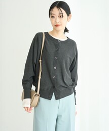 UNFILO（アンフィーロ）の「【UVカット/抗菌防臭】マイビューティニット 2WAYカーディガン（ニット/セーター）」
