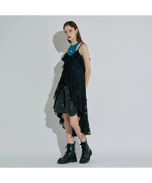 anna sui nyc(アナ スイ エヌ ワイ シー)の「ANNA SUI NYC AMERICAN-SLEEVE TANK TOP(アナスイ エヌワイシー アメスリタンクトップ)(タンクトップ・レディース・ホワイト/ブラック/ブルー・ONE SIZE)」の6枚目の写真