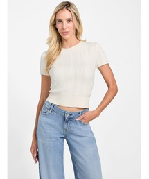 Guess | SS Chenille Marcie Cable Sweater ニット(ニット/セーター)