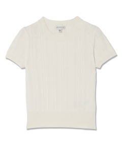 SS Chenille Marcie Cable Sweater