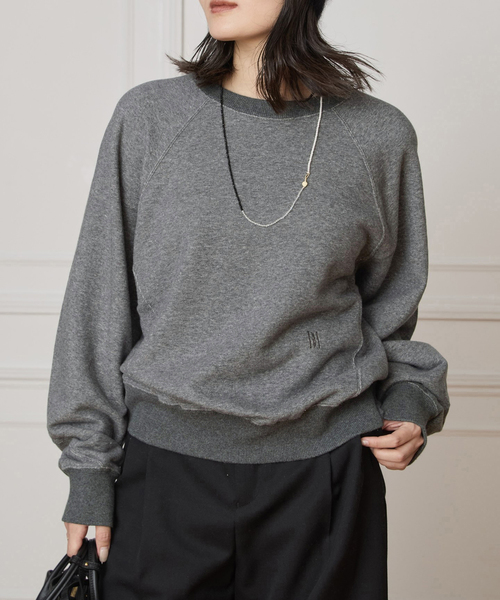 【美品】〈IENA LA BOUCLE〉カーブスリーブスウェット セール】IENA LA BOUCLE カーブスリーブスウェット（Tシャツ