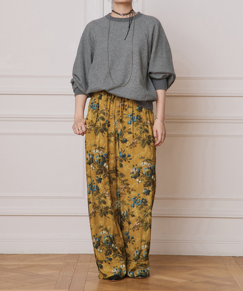 IENA LA BOUCLE（イエナラブークル）の「IENA LA BOUCLE カーブスリーブスウェット（Tシャツ/カットソー・レディース・ピンク/チャコールグレー・FREE）」の4枚目の写真