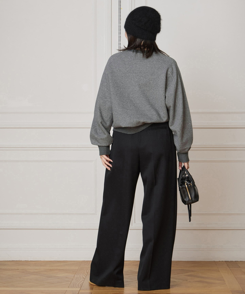IENA LA BOUCLE（イエナラブークル）の「IENA LA BOUCLE カーブスリーブスウェット（Tシャツ/カットソー・レディース・ピンク/チャコールグレー・FREE）」の11枚目の写真