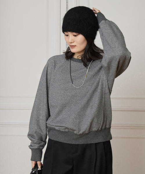 IENA LA BOUCLE（イエナラブークル）の「IENA LA BOUCLE カーブスリーブスウェット（Tシャツ/カットソー・レディース・ピンク/チャコールグレー・FREE）」の13枚目の写真