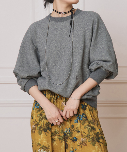 IENA LA BOUCLE（イエナラブークル）の「IENA LA BOUCLE カーブスリーブスウェット（Tシャツ/カットソー・レディース・ピンク/チャコールグレー・FREE）」の15枚目の写真