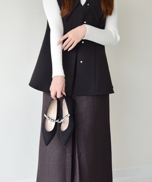 Bridget Birkin（ブリジットバーキン）の「【Bridget Birkin】キラキラストラップポインテッドパンプス(551041)（パンプス・レディース・ブラック系その他/シルバー/ブラック系その他2・22.5/23/23.5/24/24.5）」の10枚目の写真