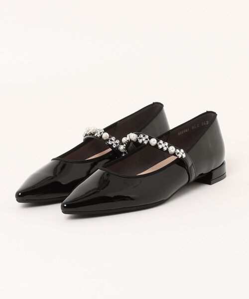 Bridget Birkin（ブリジットバーキン）の「【Bridget Birkin】キラキラストラップポインテッドパンプス(551041)（パンプス・レディース・ブラック系その他/シルバー/ブラック系その他2・22.5/23/23.5/24/24.5）」の12枚目の写真