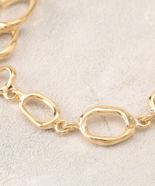 OPAQUE.CLIP(オペークドットクリップ)の「変型チェーンブレスレット(ブレスレット・レディース・ゴールド/シルバー・00)」の5枚目の写真
