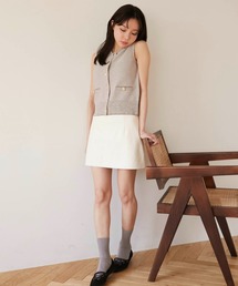 Luan（ルアン）の「【Luan】LEATHER MINI SKIRT/レザーミニスカート（スカート）」