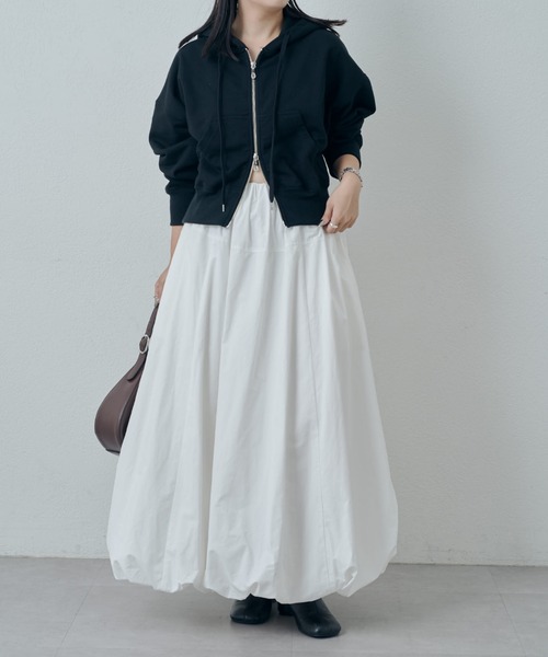 Lui's（ルイス）の「ハイゲージフレンチテリーパーカー（パーカー・レディース・グレー/ブラック/チャコールグレー・FREE）」の9枚目の写真