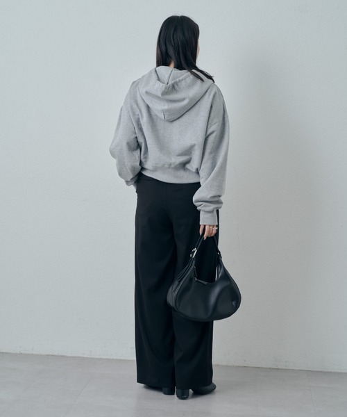 Lui's（ルイス）の「ハイゲージフレンチテリーパーカー（パーカー・レディース・グレー/ブラック/チャコールグレー・FREE）」の15枚目の写真