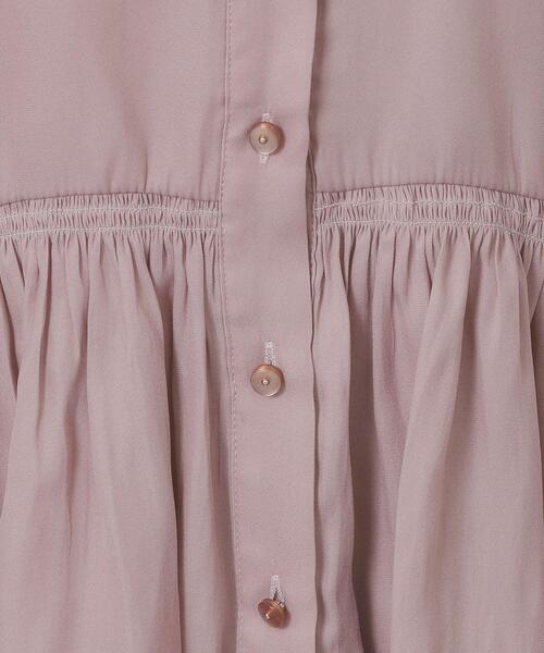 ITS'DEMO（イッツデモ）の「【手洗い可】サテンペプラムブラウス（シャツ/ブラウス・レディース・ナチュラル/ブラウン系/ブルー/ベビーピンク・00）」の19枚目の写真