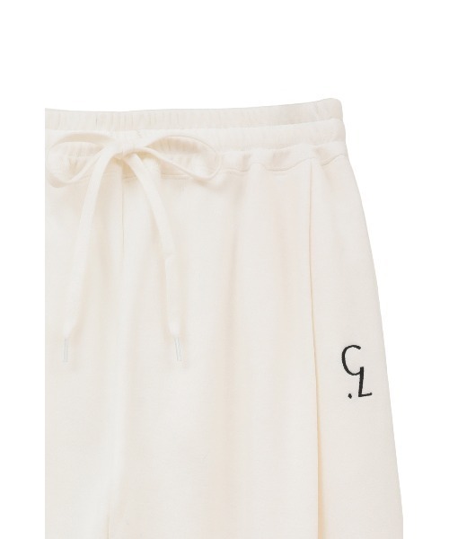 パンツ CLANE LOGO SWEAT TUCK WIDE PANTS クラネ CLANE LOGO SWEAT TUCK WIDE PANTS （BLACK