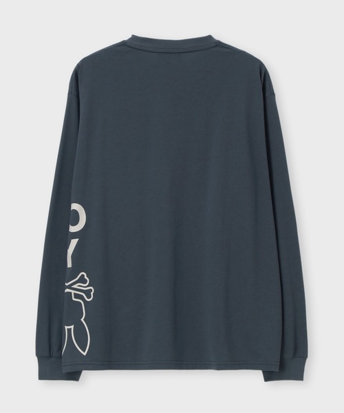 Psycho Bunny（サイコバニー）の「[WEB限定]グラデーションサイドロゴ ロングスリーブTシャツ（Tシャツ/カットソー・メンズ・ブラック/チャコールグレー/ホワイト・LARGE/MEDIUM/SMALL/X-LARGE）」の15枚目の写真