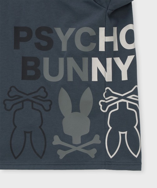 Psycho Bunny（サイコバニー）の「[WEB限定]グラデーションサイドロゴ ロングスリーブTシャツ（Tシャツ/カットソー・メンズ・ブラック/チャコールグレー/ホワイト・LARGE/MEDIUM/SMALL/X-LARGE）」の18枚目の写真