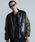 CRIMIE�i�N���C�~�[�j�́uNYLON SLEEVE LEATHER MA1 JACKET�i�~���^���[�W���P�b�g�j�v�b�u���b�N×�J�[�L