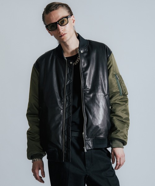 THE CRIMIE スカジャン MA-1 CRIMIE - L 美品 CRIMIE マリア 刺繍 スカジャン コーチ