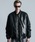 CRIMIE�i�N���C�~�[�j�́uNYLON SLEEVE LEATHER MA1 JACKET�i�~���^���[�W���P�b�g�j�v�b�u���b�N