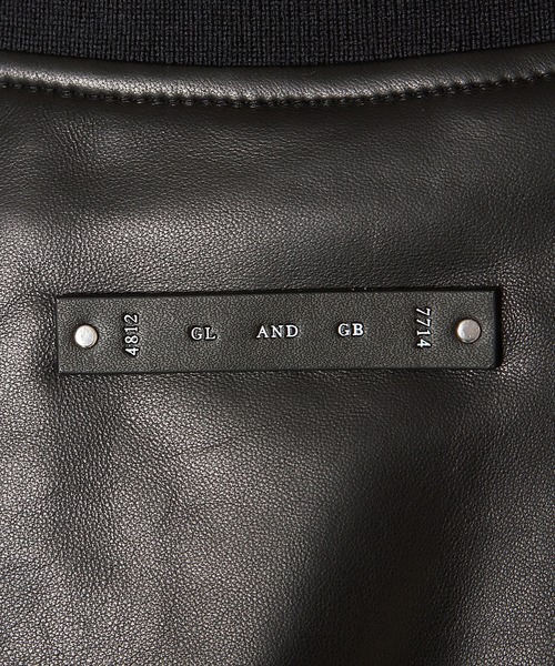 CRIMIE（クライミー）の「NYLON SLEEVE LEATHER MA1 JACKET（ミリタリージャケット・メンズ・ブラック/ブラック×カーキ・S/M/L/XL/XXL）」の5枚目の写真